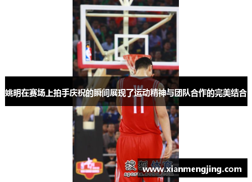 姚明在赛场上拍手庆祝的瞬间展现了运动精神与团队合作的完美结合